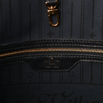 Louis Vuitton Monogram Idylle Neverfull MM Encre 6 of 12