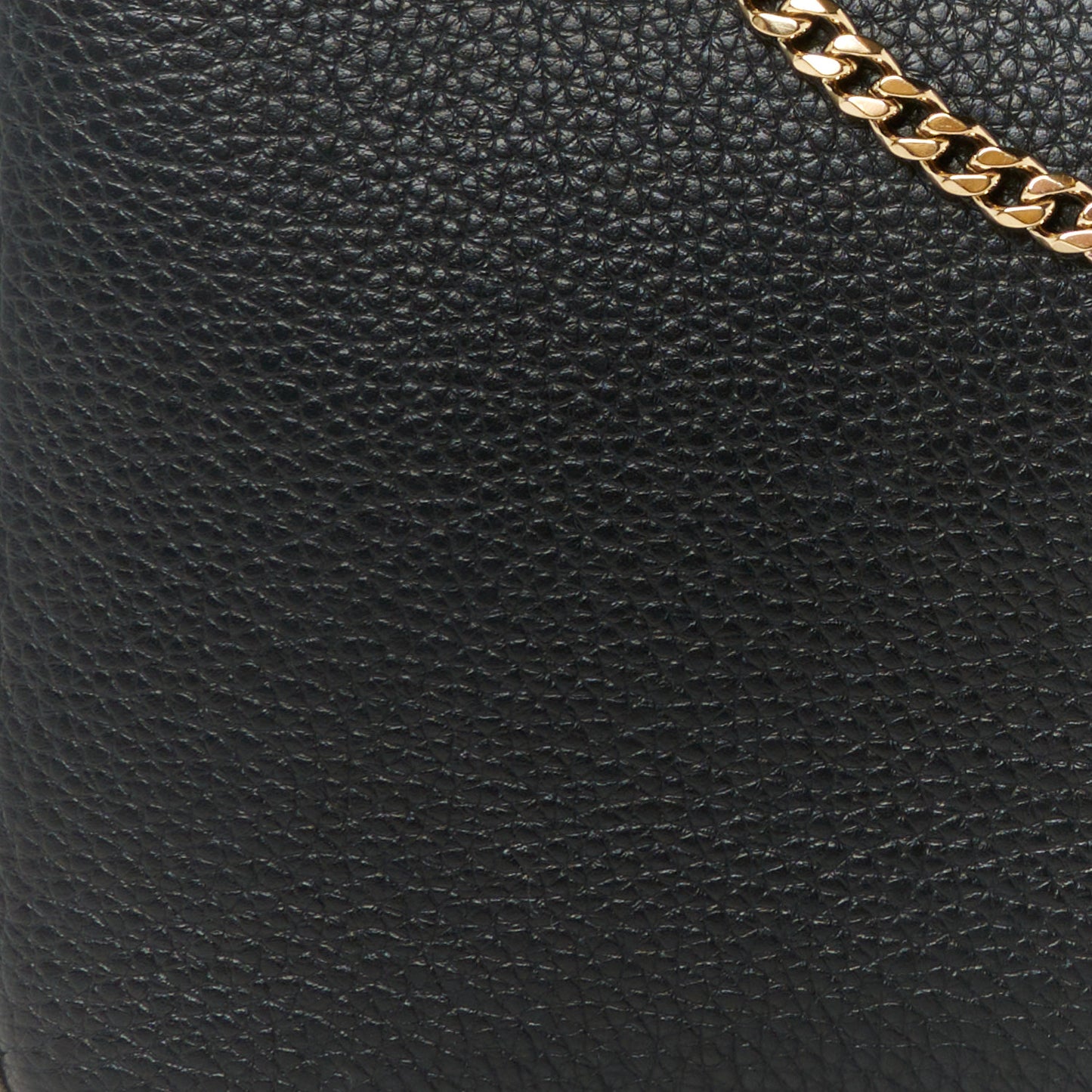 Calfskin Loubila Chain Clutch Black