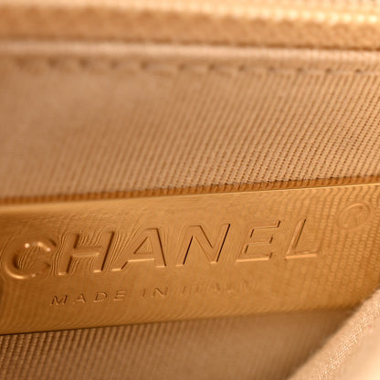 Chanel Goatskin Quilted Medium Chanel 19 Flap Light Beige 5 of 12