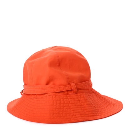 Hermes Polyester Nylon Bucket Hat 59 Orange 1 of 8