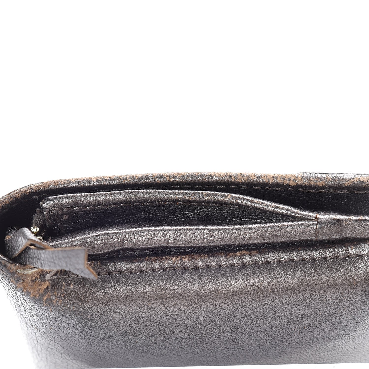 Balenciaga Agneau Classic Gold Hardware Money Wallet Bronze 20 of 24