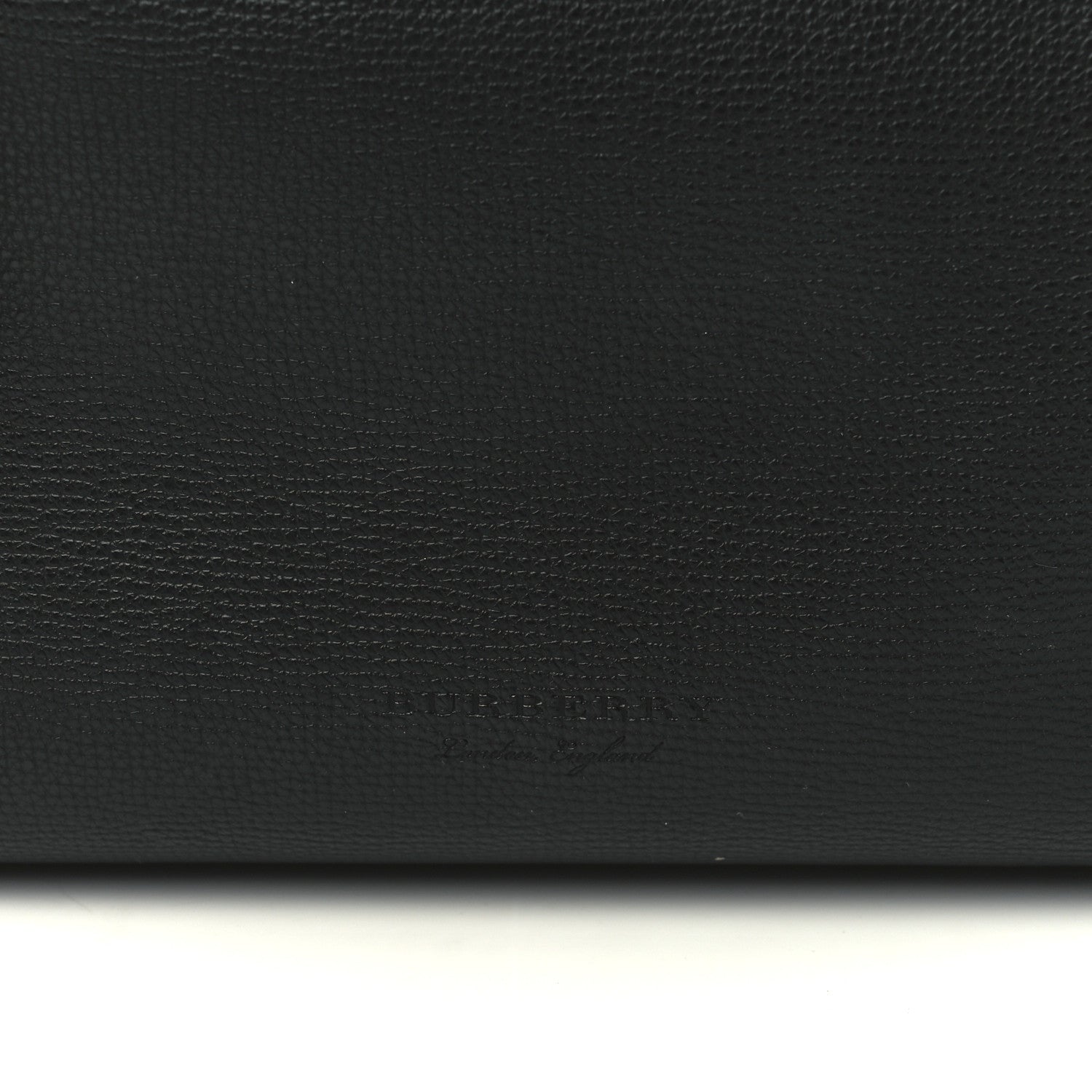 Burberry Grainy Calfskin Haymarket Check Medium Reversible Tote Black 11 of 20