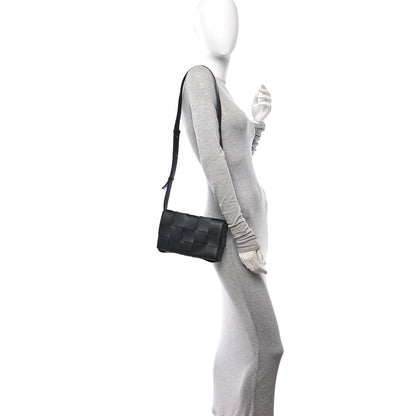Bottega Veneta Lambskin Maxi Intrecciato Cassette Crossbody Bag Black 2 of 12
