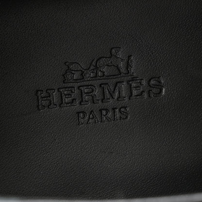 Hermes Glossed Calfskin First Oxford 36 Black 6 of 9