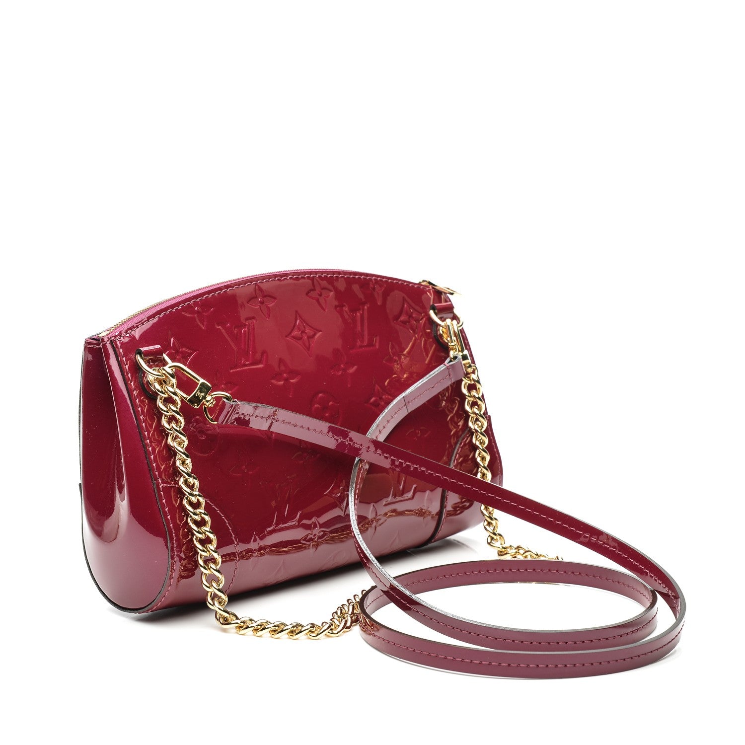 Louis Vuitton Vernis Santa Monica Clutch Magenta 3 of 6