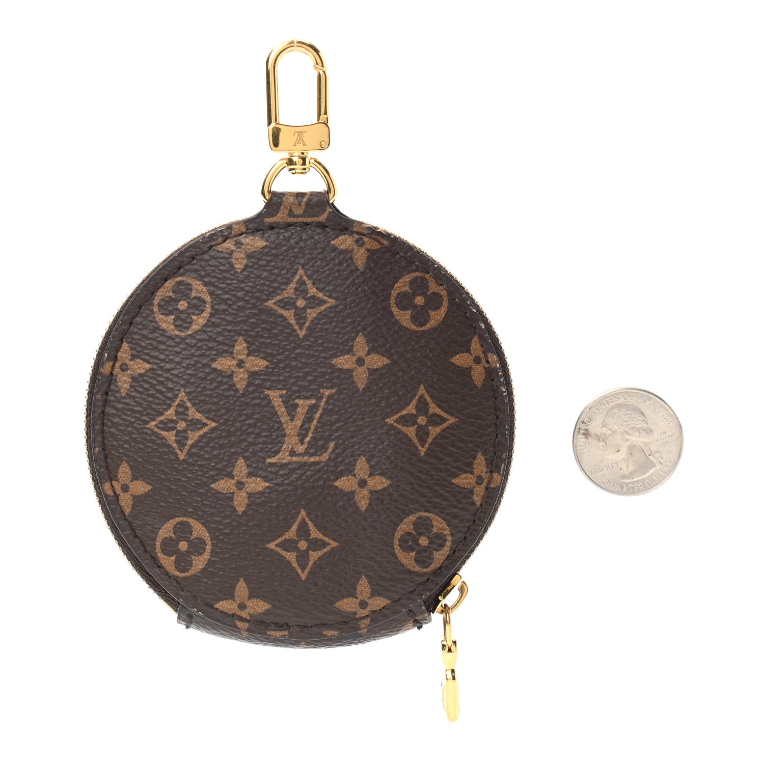 Louis Vuitton Monogram Multi Pochette Accessories Round Coin Purse 2 of 5