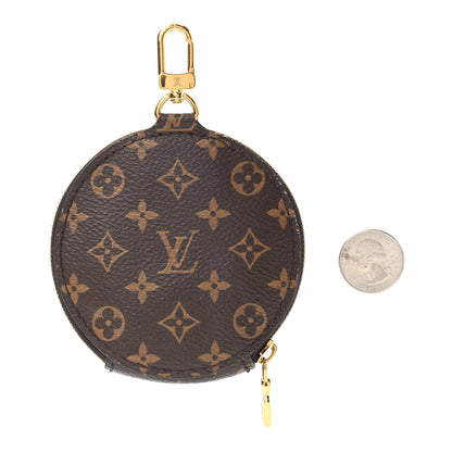 Louis Vuitton Monogram Multi Pochette Accessories Round Coin Purse 2 of 5