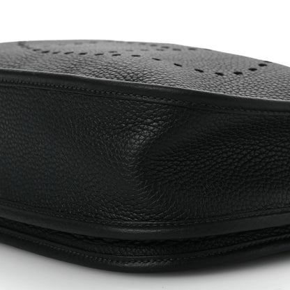 Hermes Taurillon Clemence Evelyne III PM Black 11 of 13