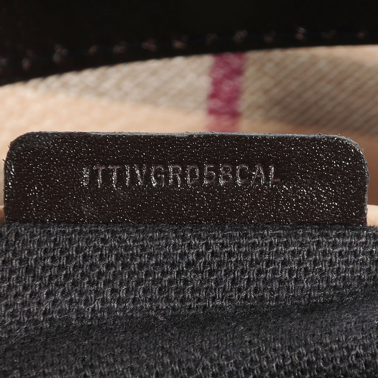 Burberry Haymarket Check Small Canterbury Tote Chocolate 9 of 12
