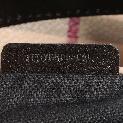 Burberry Haymarket Check Small Canterbury Tote Chocolate 9 of 12