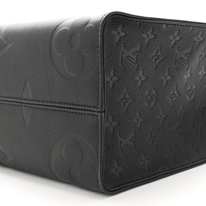 Louis Vuitton Empreinte Monogram Giant Onthego MM Black 9 of 17