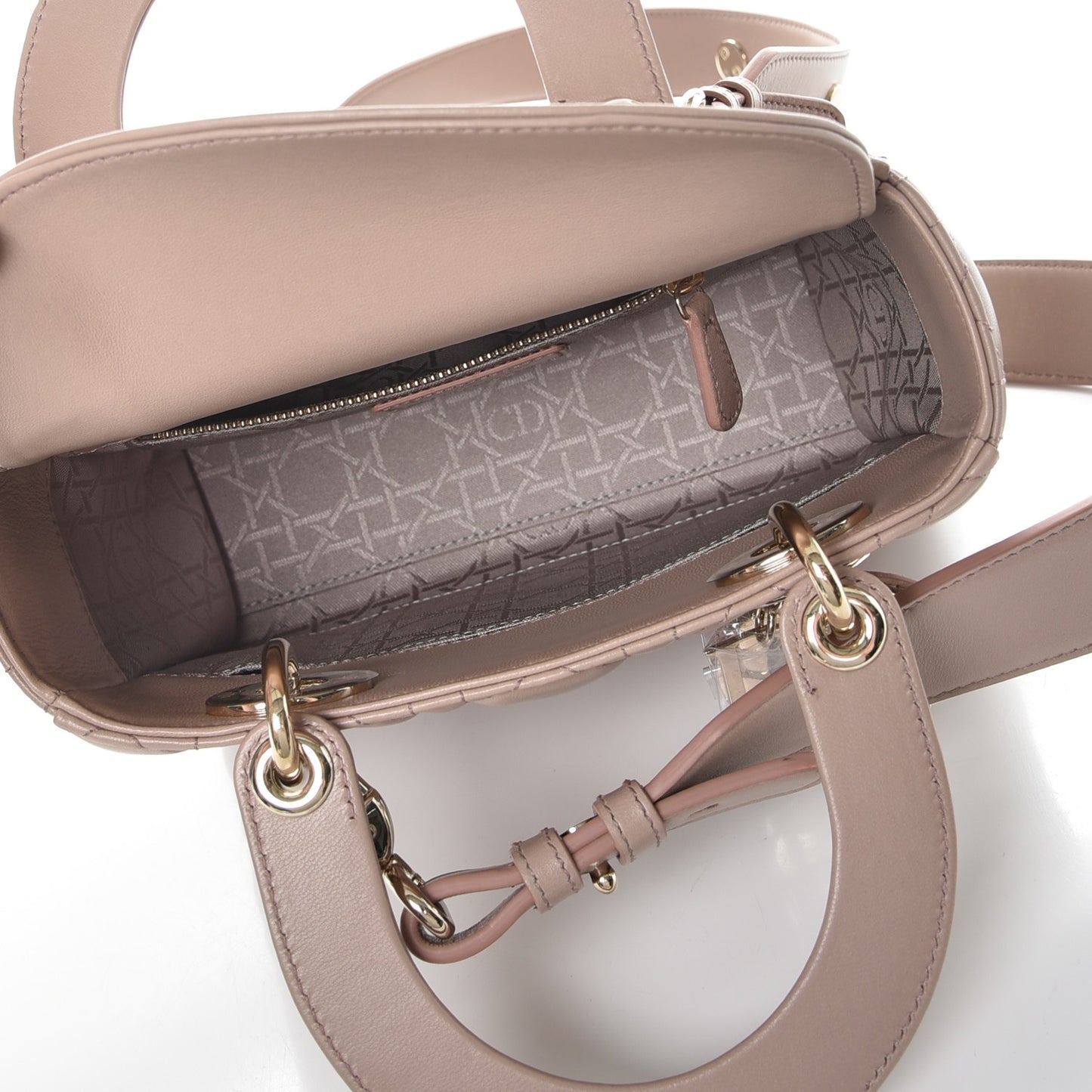Lambskin Cannage Small My Lady Dior Light Pink