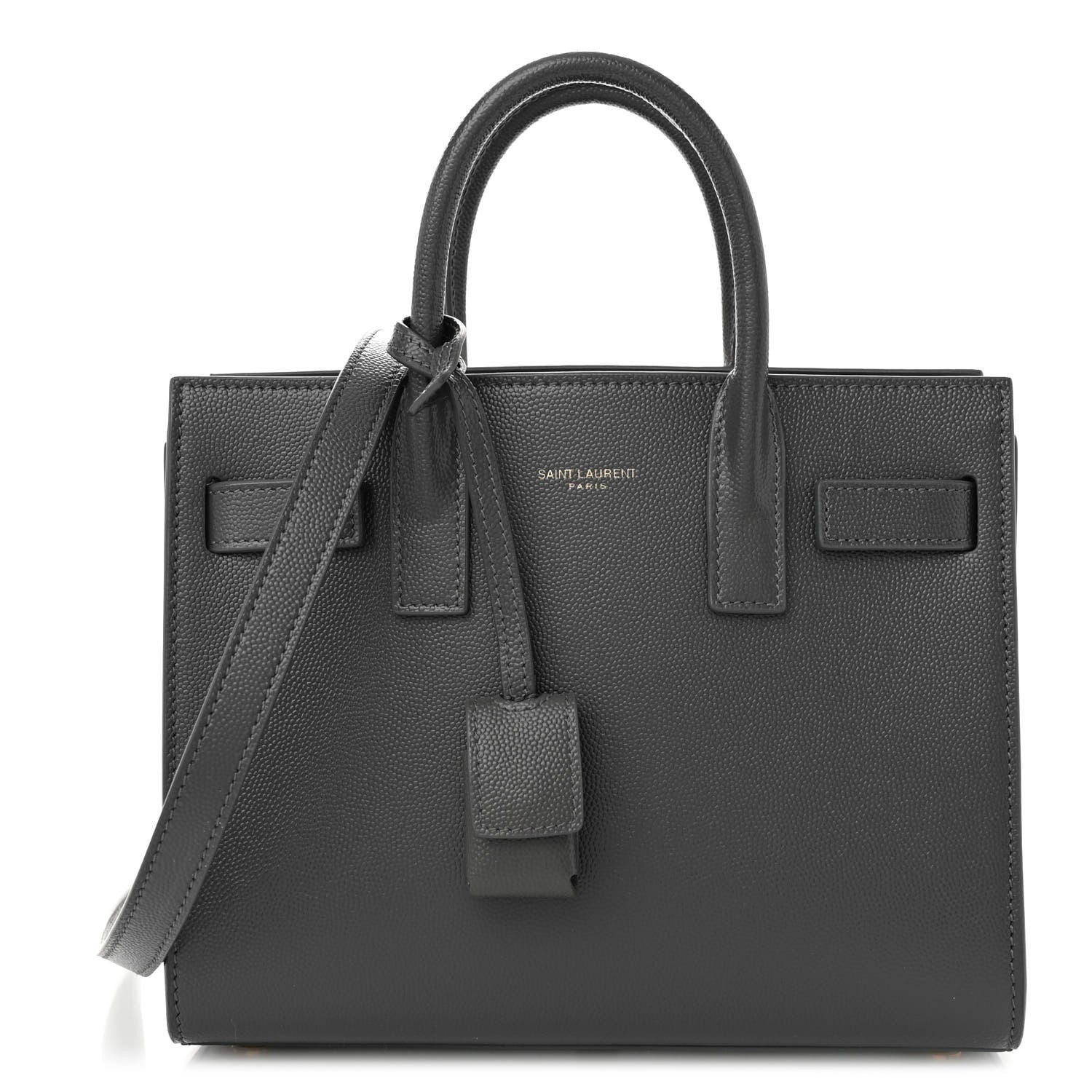 Saint Laurent Grain de Poudre Nano Sac De Jour Storm 1 of 10