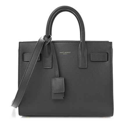 Saint Laurent Grain de Poudre Nano Sac De Jour Storm 1 of 10