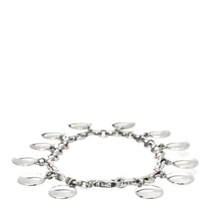 Tiffany Sterling Silver Multi Disc Charm Bracelet 3 of 7