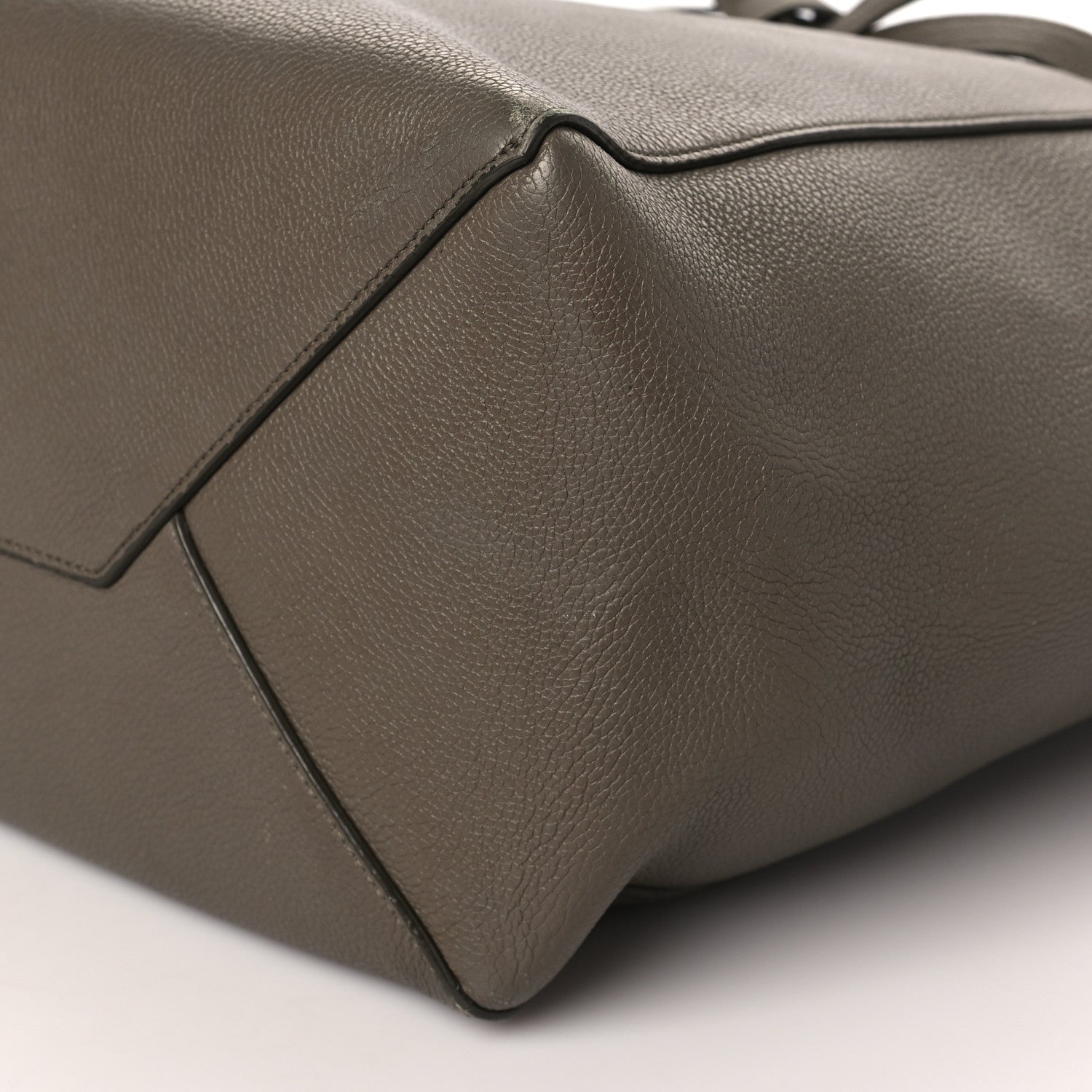 Celine Soft Grained Calfskin Medium Belt Cabas Phantom Taupe 8 of 12