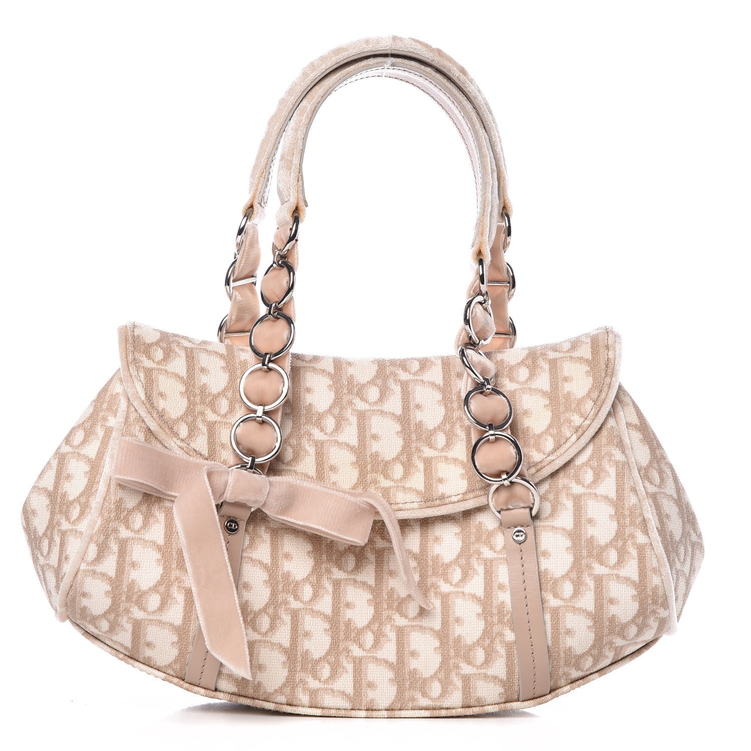Christian Dior Monogram Romantique Trotter Bag Rose 1 of 8