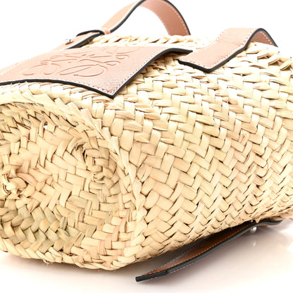 Loewe Raffia Small Basket Tote Bag Natural Tan 8 of 8