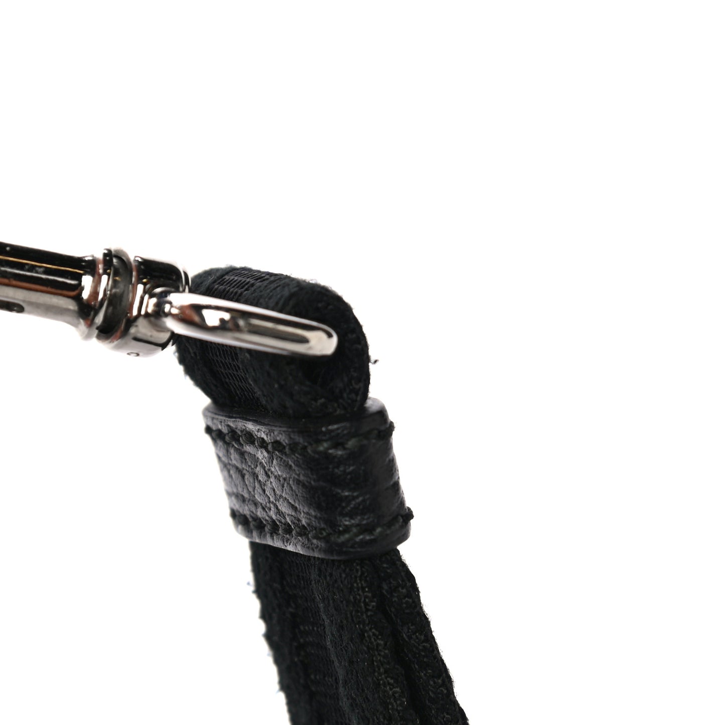 Pebbled Calfskin Clutch Black