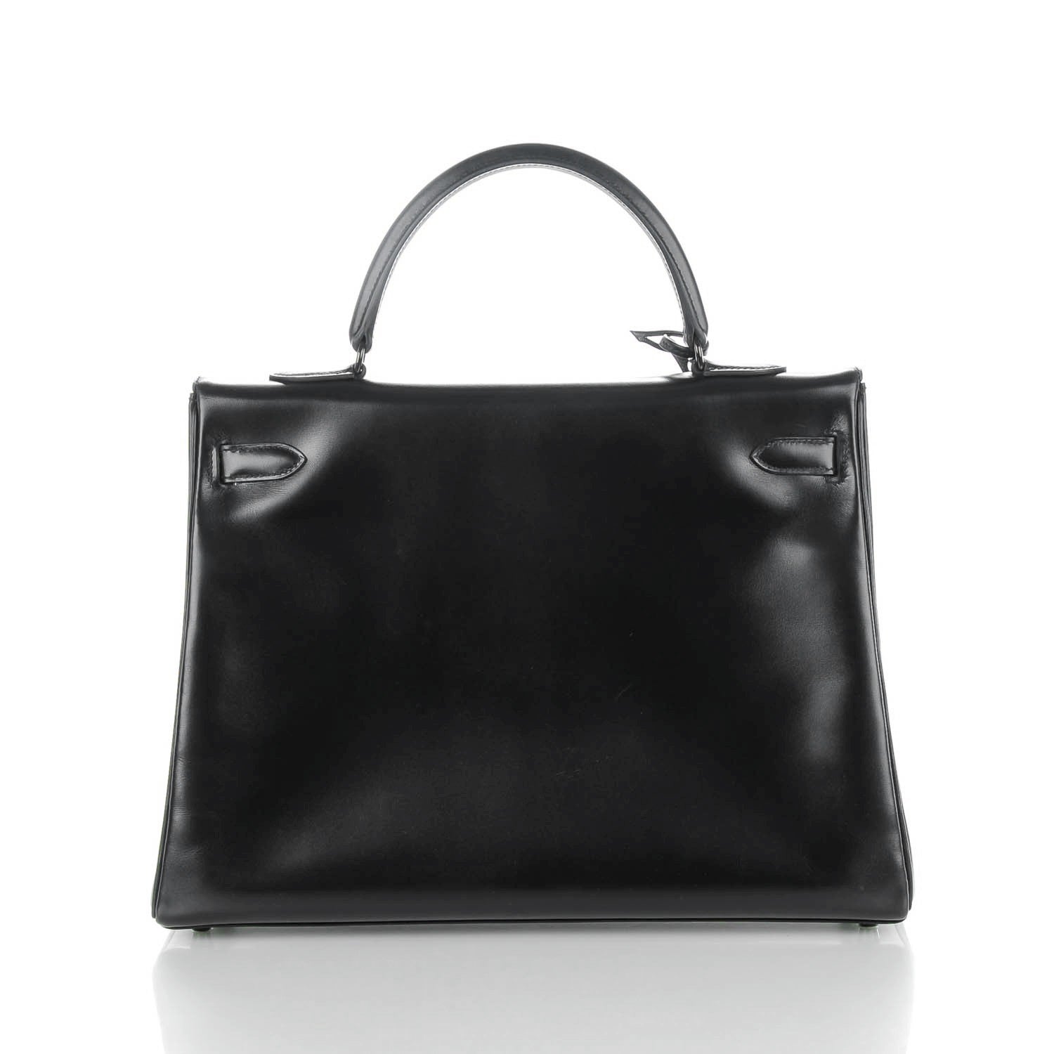 Hermes Box Kelly Retourne 35 So Black 7 of 22
