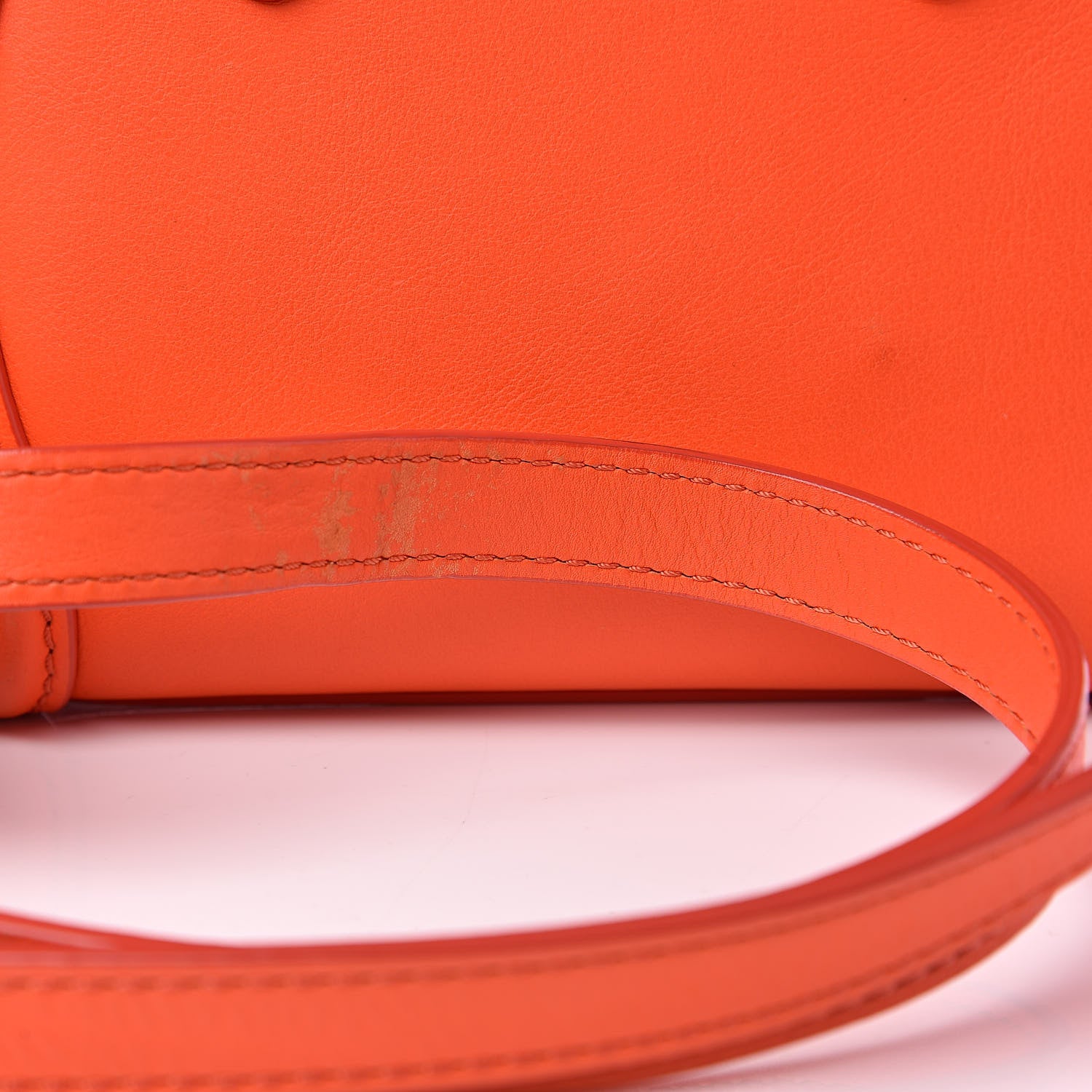 Celine Smooth Calfskin Nano Luggage Fluo Orange 15 of 18
