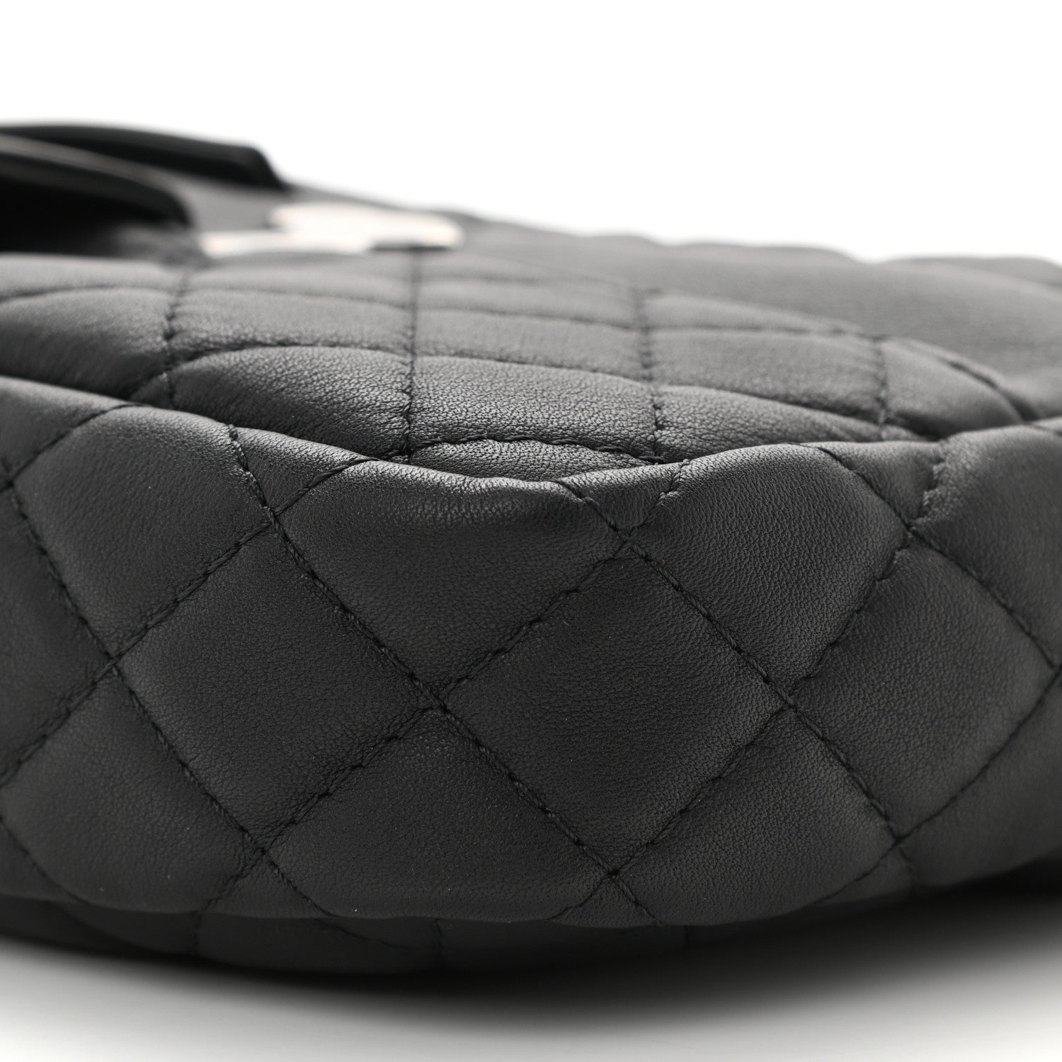 Chanel Calfskin Quilted Ultra Pocket Camera Case Black 10 of 11