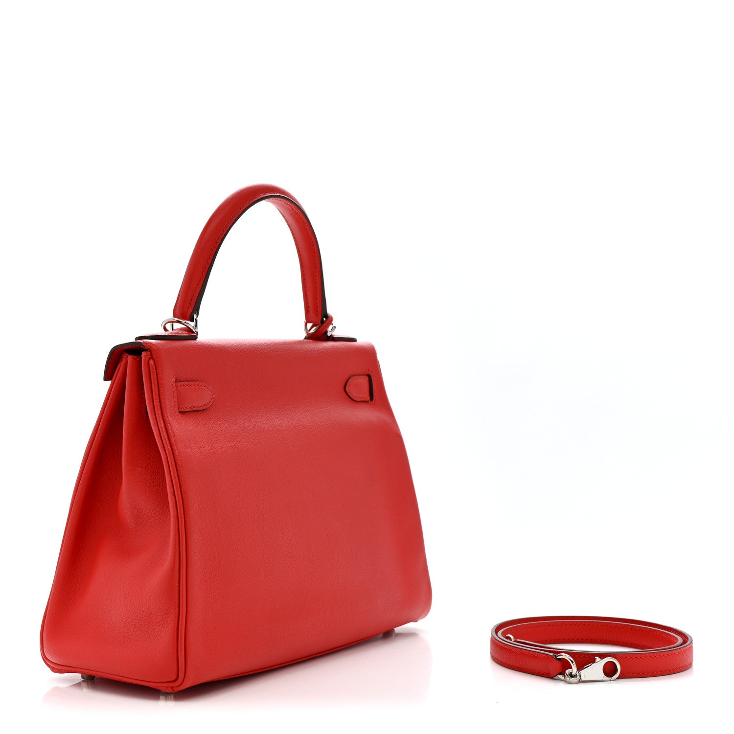 Hermes Evercolor Kelly Retourne 28 Rouge Tomate 3 of 18
