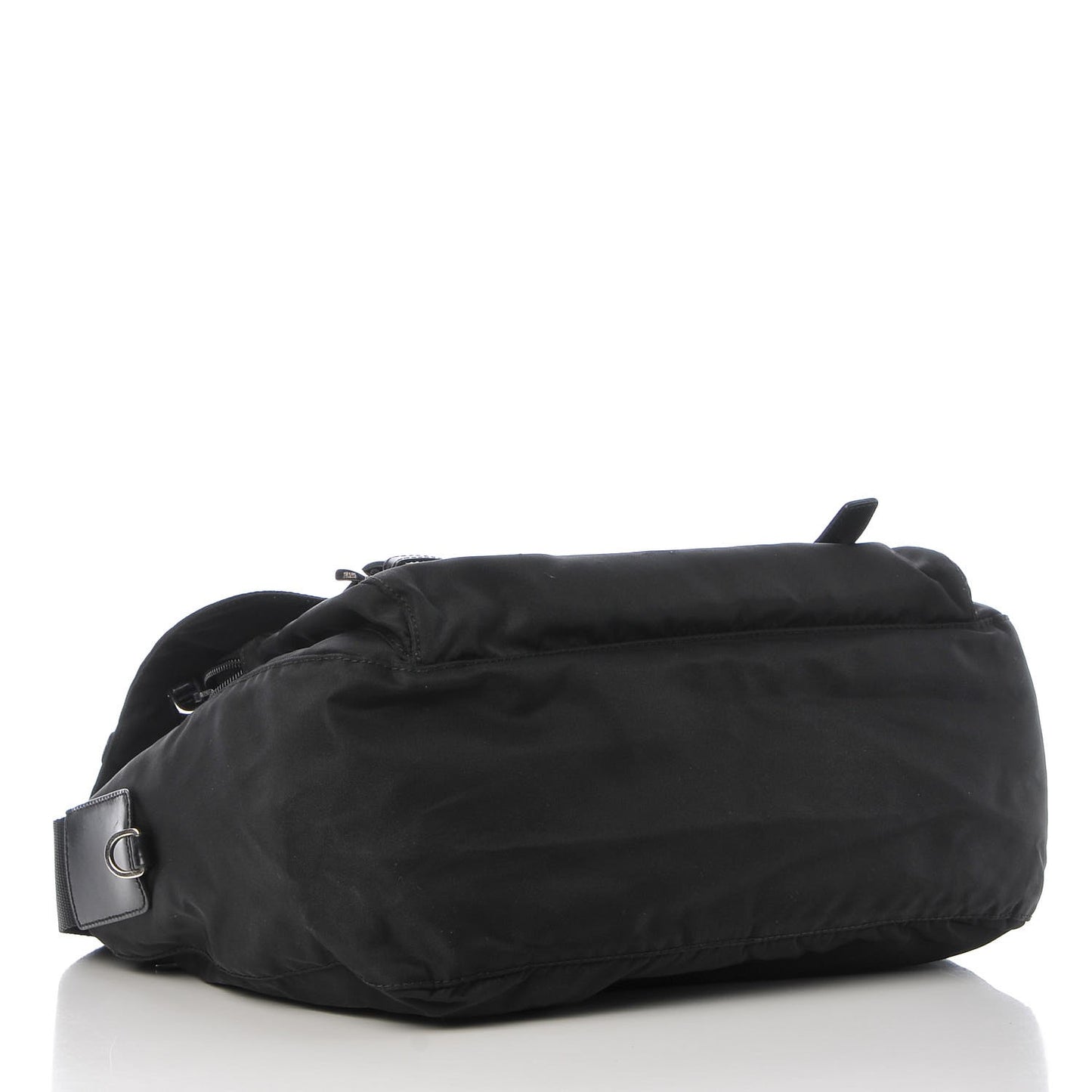 Nylon Vela Messenger Bag Black
