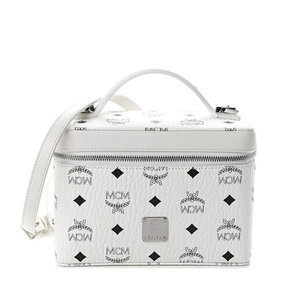 MCM Visetos Vanity Case White 1 of 8