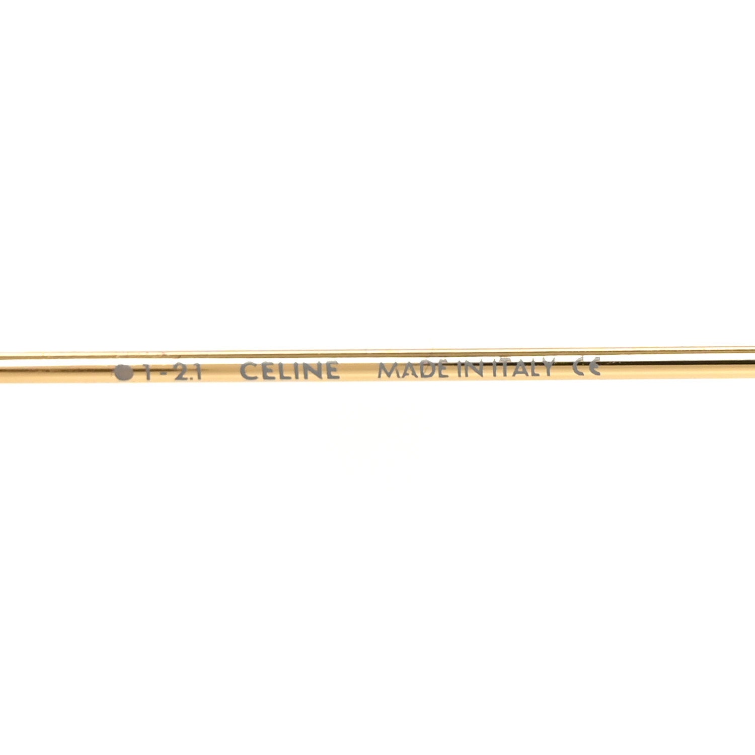 Celine Metal Frame Aviator Sunglasses CL40062U Gold 5 of 7