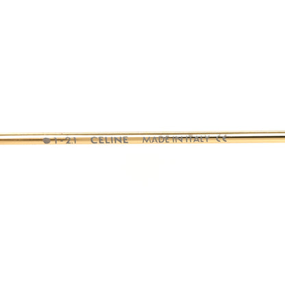 Celine Metal Frame Aviator Sunglasses CL40062U Gold 5 of 7