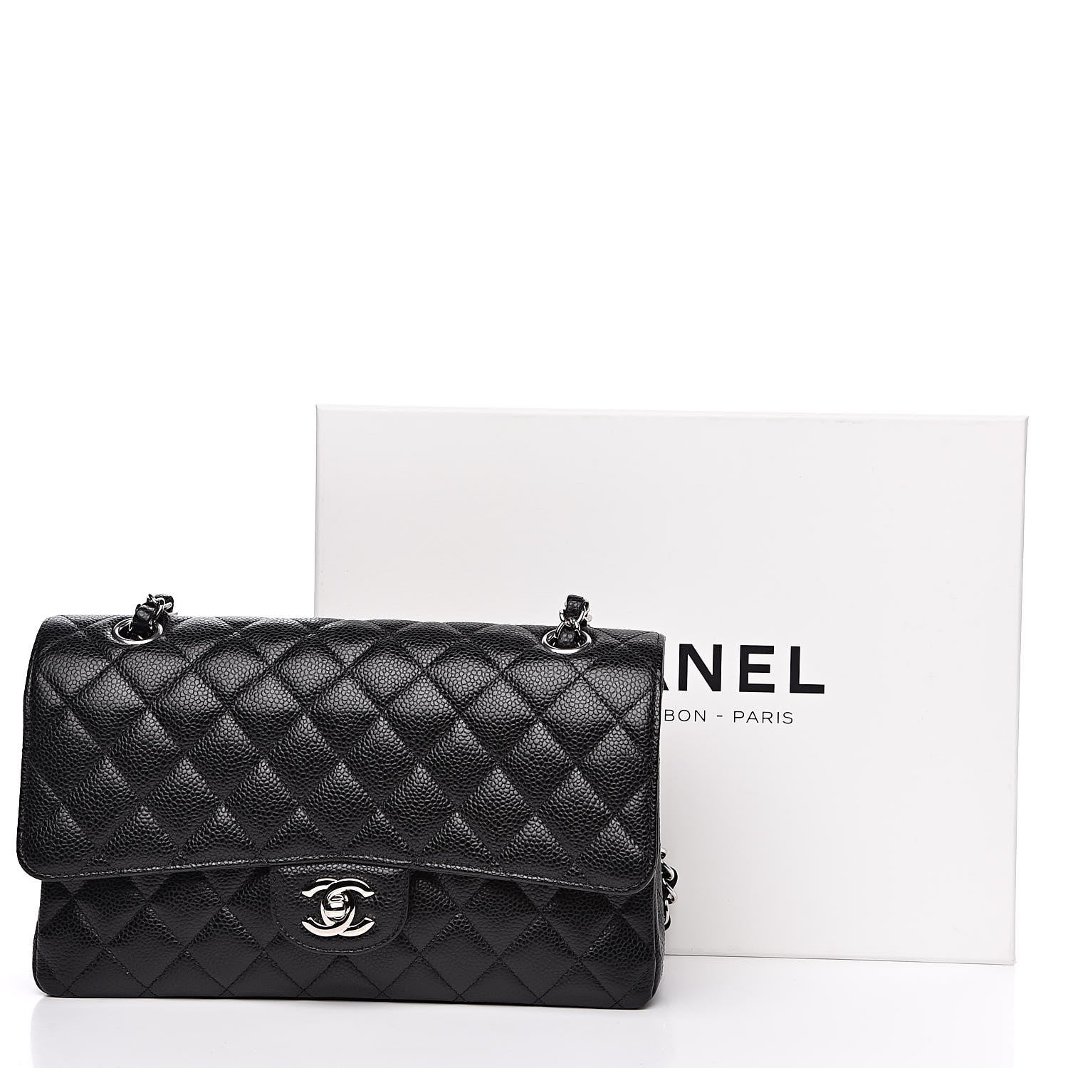 Chanel Caviar Quilted Medium Double Flap Black 13 of 13