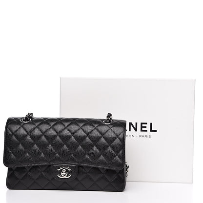 Chanel Caviar Quilted Medium Double Flap Black 13 of 13