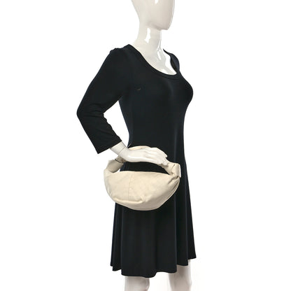 Bottega Veneta Jacquard Mini Double Knot Bag Ivory 2 of 13