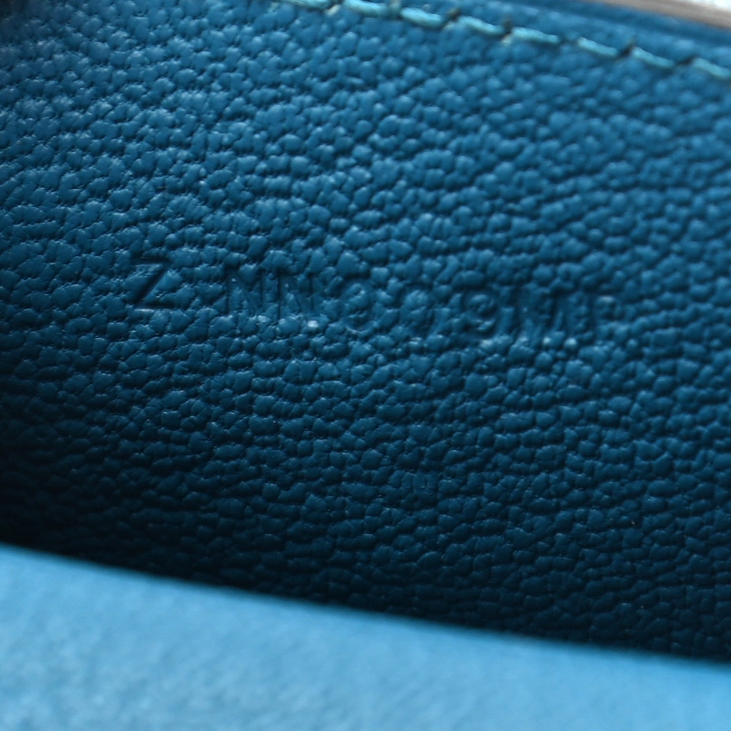 Hermes Tadelakt Chevre Mysore Kelly Quelle Idole Bag Charm Bleu Izmir Jaune Bourgeon Bleu Brume Vert Bosphore 4 of 4