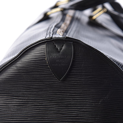 Louis Vuitton Epi Keepall 55 Black 7 of 14