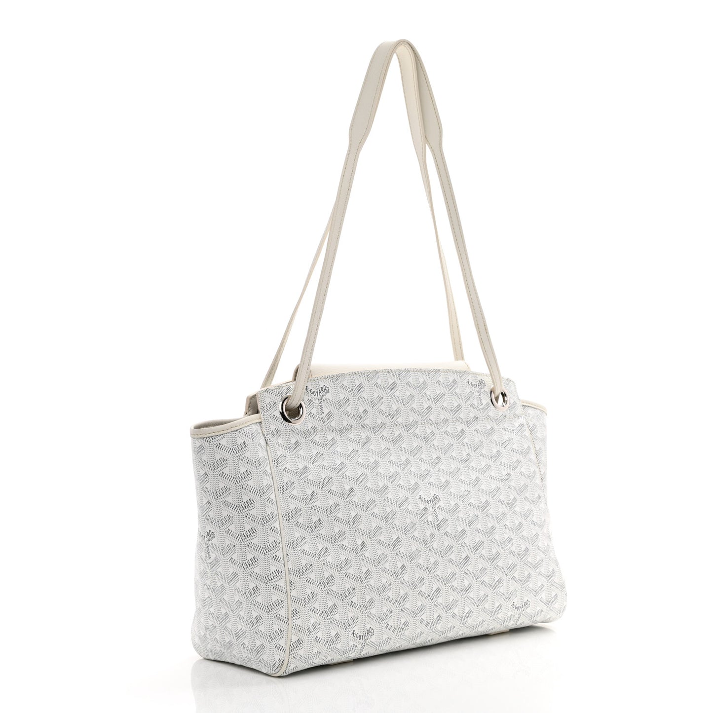 Goyardine Rouette PM White