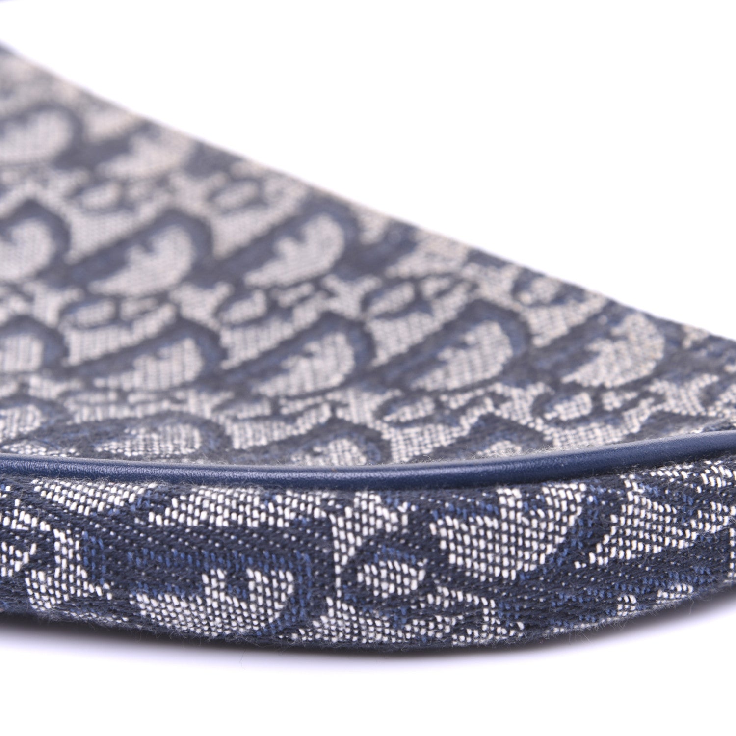 Christian Dior Monogram Mini Saddle Pochette Navy 7 of 11