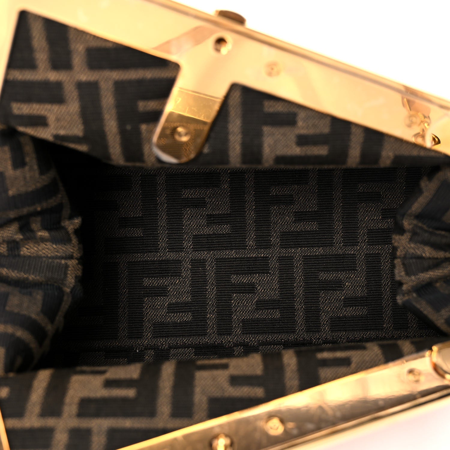 Fendi Shiny Nappa Small Fendi First Poudre 5 of 14