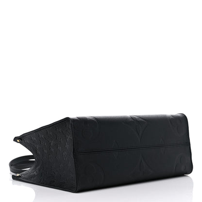 Louis Vuitton Empreinte Monogram Giant Onthego MM Black 4 of 9