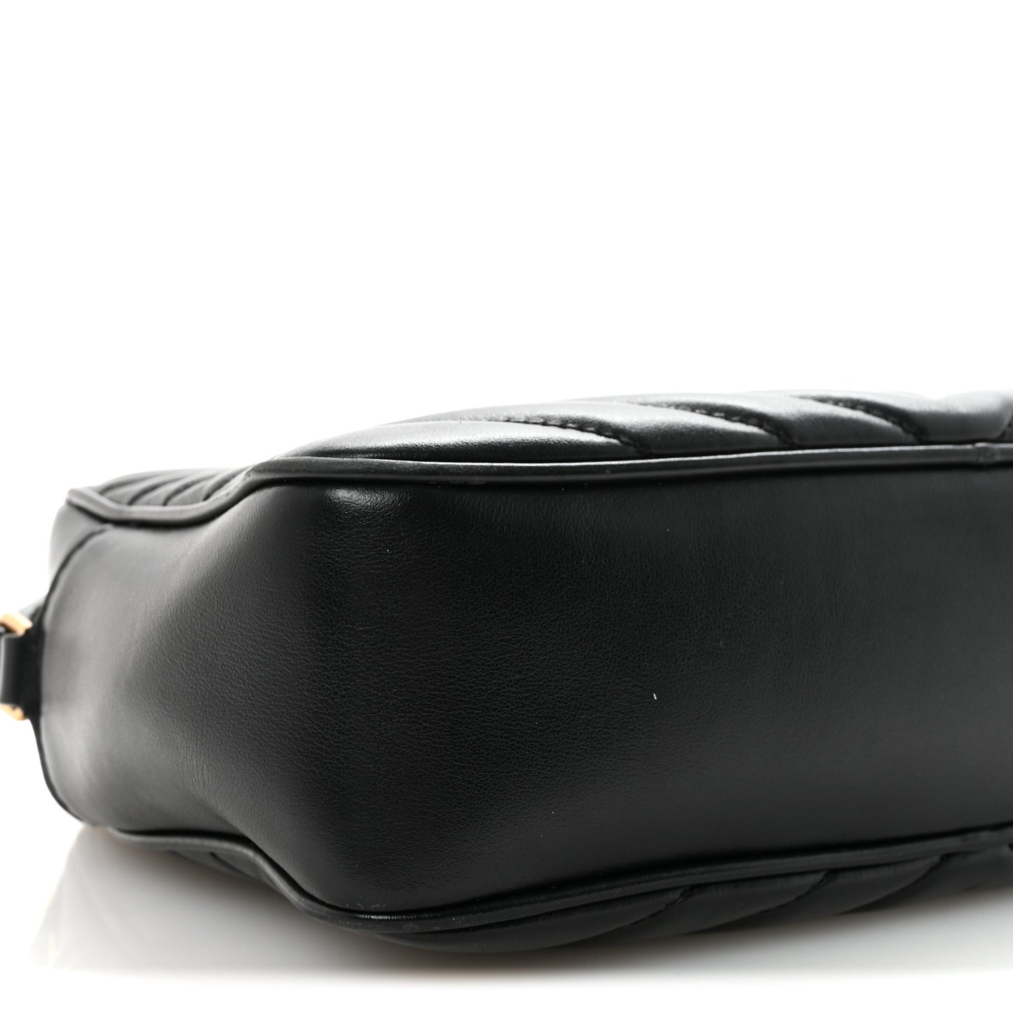 Calfskin Matelasse Monogram Lou Camera Bag Black