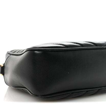 Saint Laurent Calfskin Matelasse Monogram Lou Camera Bag Black 9 of 10