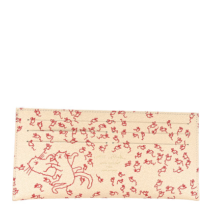 Louis Vuitton Calfskin Grace Coddington Kirigami Organizer On Chain Card Holder Insert Beige 1 of 6