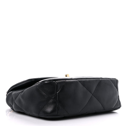 Chanel Goatskin Quilted Medium Chanel 19 Flap Black 4 of 10