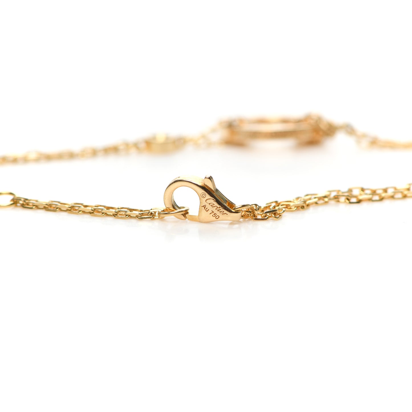 18K Yellow Gold Diamond LOVE Bracelet
