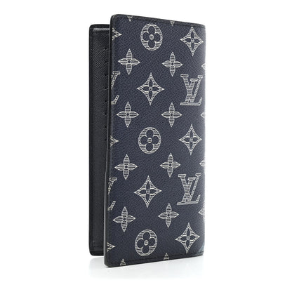 Louis Vuitton Savane Monogram Chapman Giraffe Brazza Wallet Encre 2 of 5