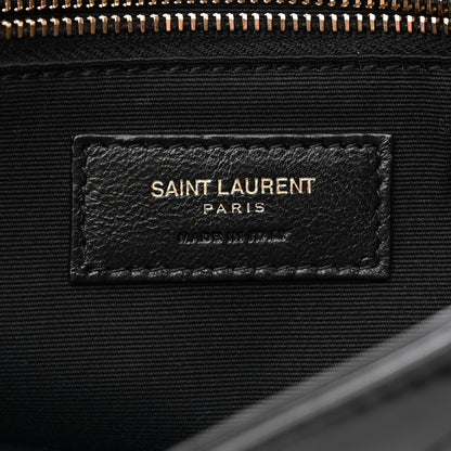 Saint Laurent Lambskin Matelasse Monogram Medium Niki Chain Satchel Black 7 of 12