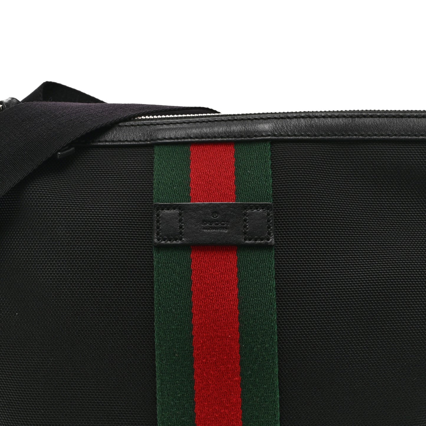 Techno Canvas Web Messenger Bag Black