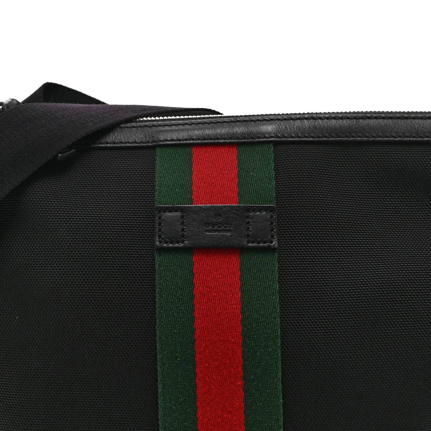 Gucci Techno Canvas Web Messenger Bag Black 9 of 11