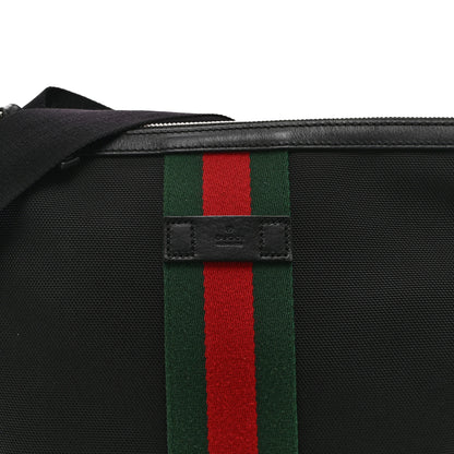Gucci Techno Canvas Web Messenger Bag Black 9 of 11